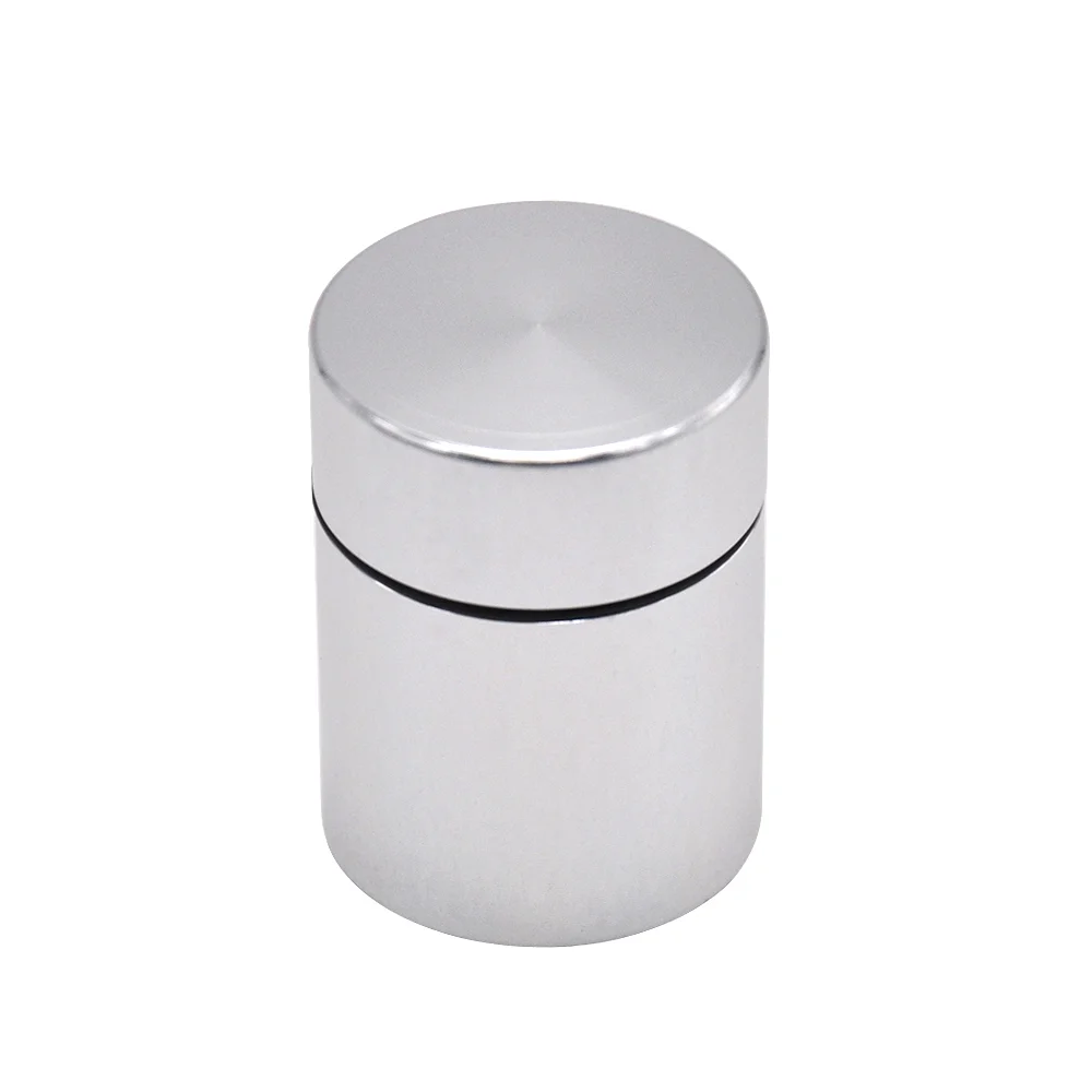 Muti-Functional Herb Stash Tea Jar Storage Containers Airtight Smell Proof Aluminum Smoking Accessories Box Pill Box