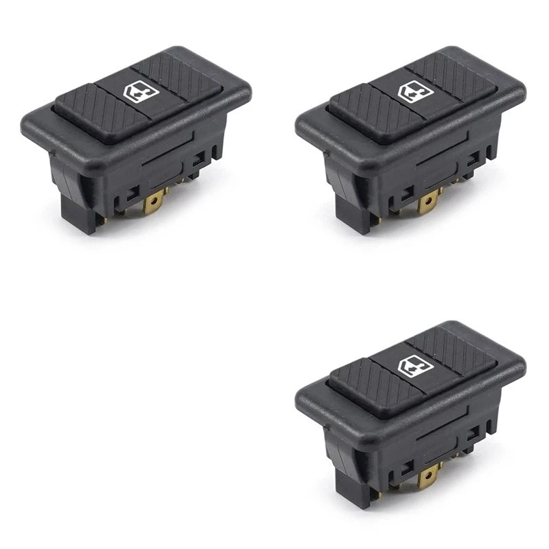 A96E-3X Bus Single Electric Window Control Switch 6 Pins 255959855B For VW Transporter T3 1979-1992 T4 1990-2004 Accessories