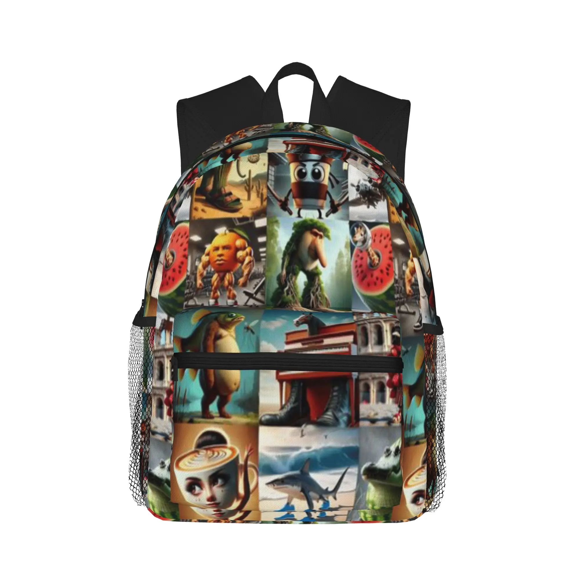 

Italian Brainrot All-Stars Men Women Kids Girls Boys Unisex funny Meme Casual Backpack for Students and Adults Bags for women