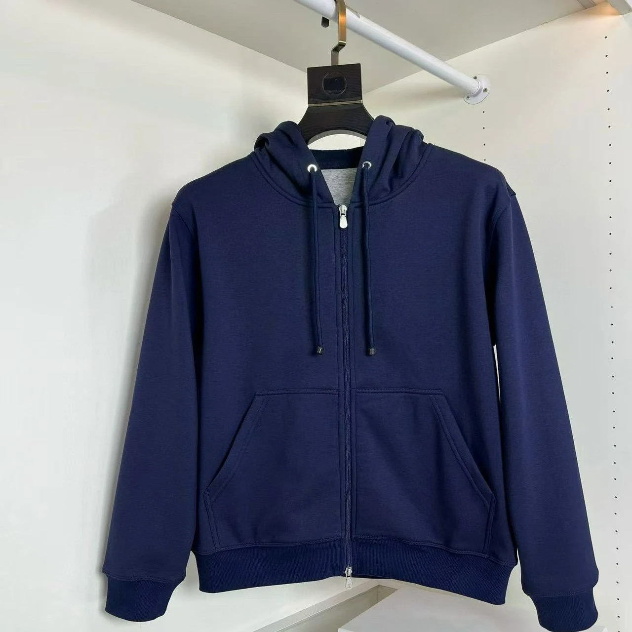 

BC Italian men's clothing autumn and winter new old money style thickened men's cardigan sweater casual warm hooded jacket