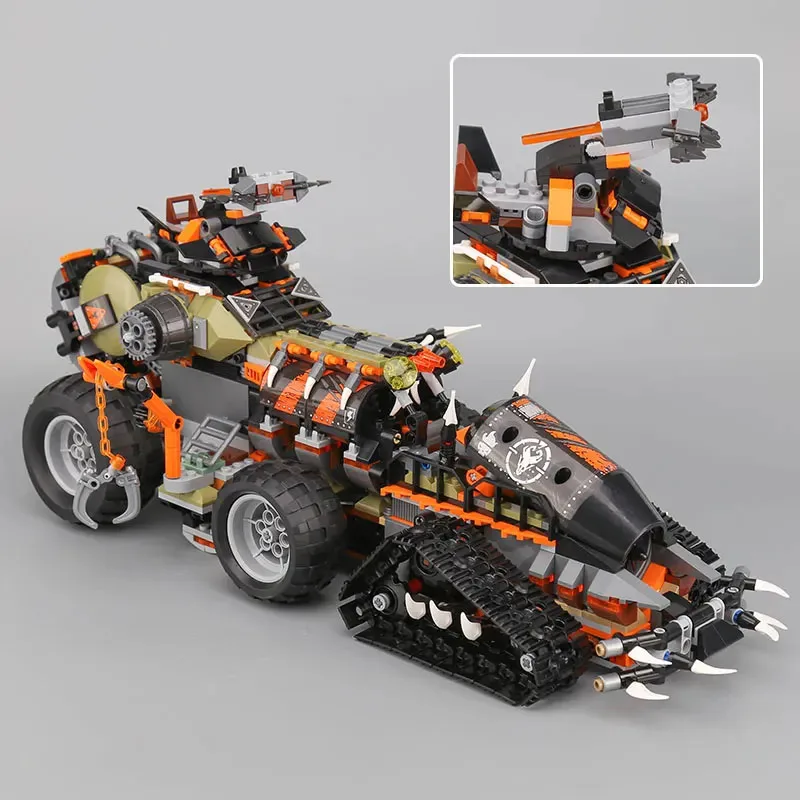 1320pcs Dieselnaut Building Blocks Dragon Truck Fit 70654 Bricks Children Birthday GiftToys for