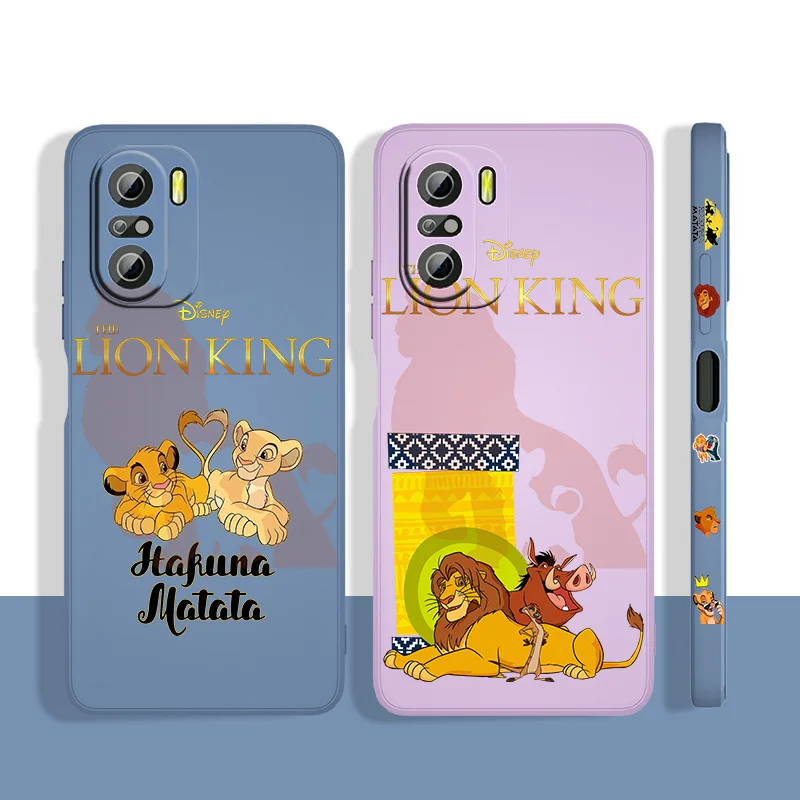 

The Lion King Cute For Xiaomi Redmi K50 K40 10X 10 9T 9AT 9A 9C 9 8A 8 7 6A Gaming Pro Liquid Left Rope Phone Case