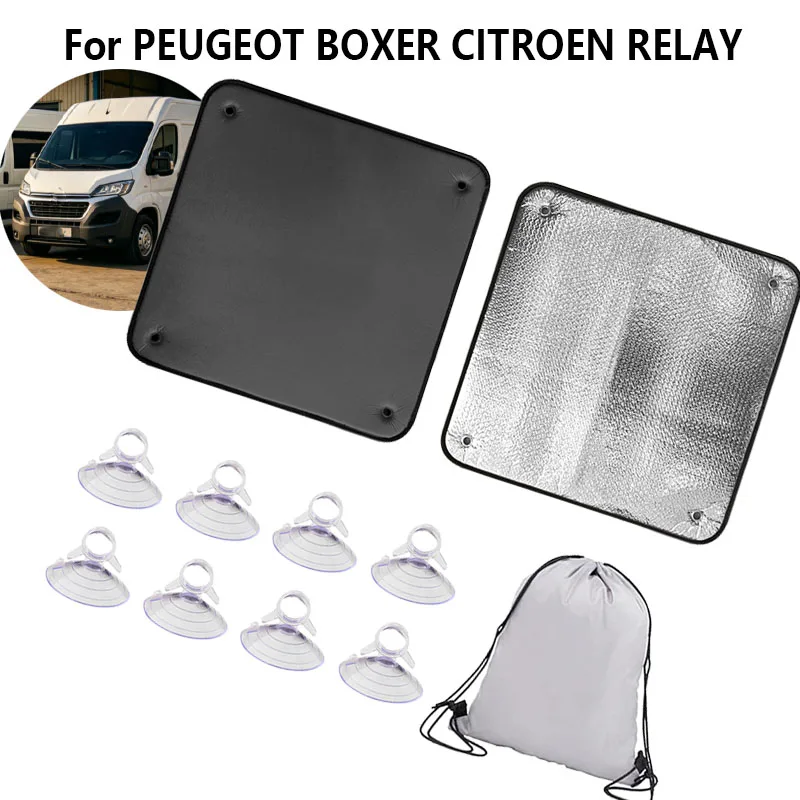 

2X BARN DOOR Thermal Blinds for FIAT DUCATO Van Insulated Window Cover for PEUGEOT BOXER CITROEN RELAY Camper