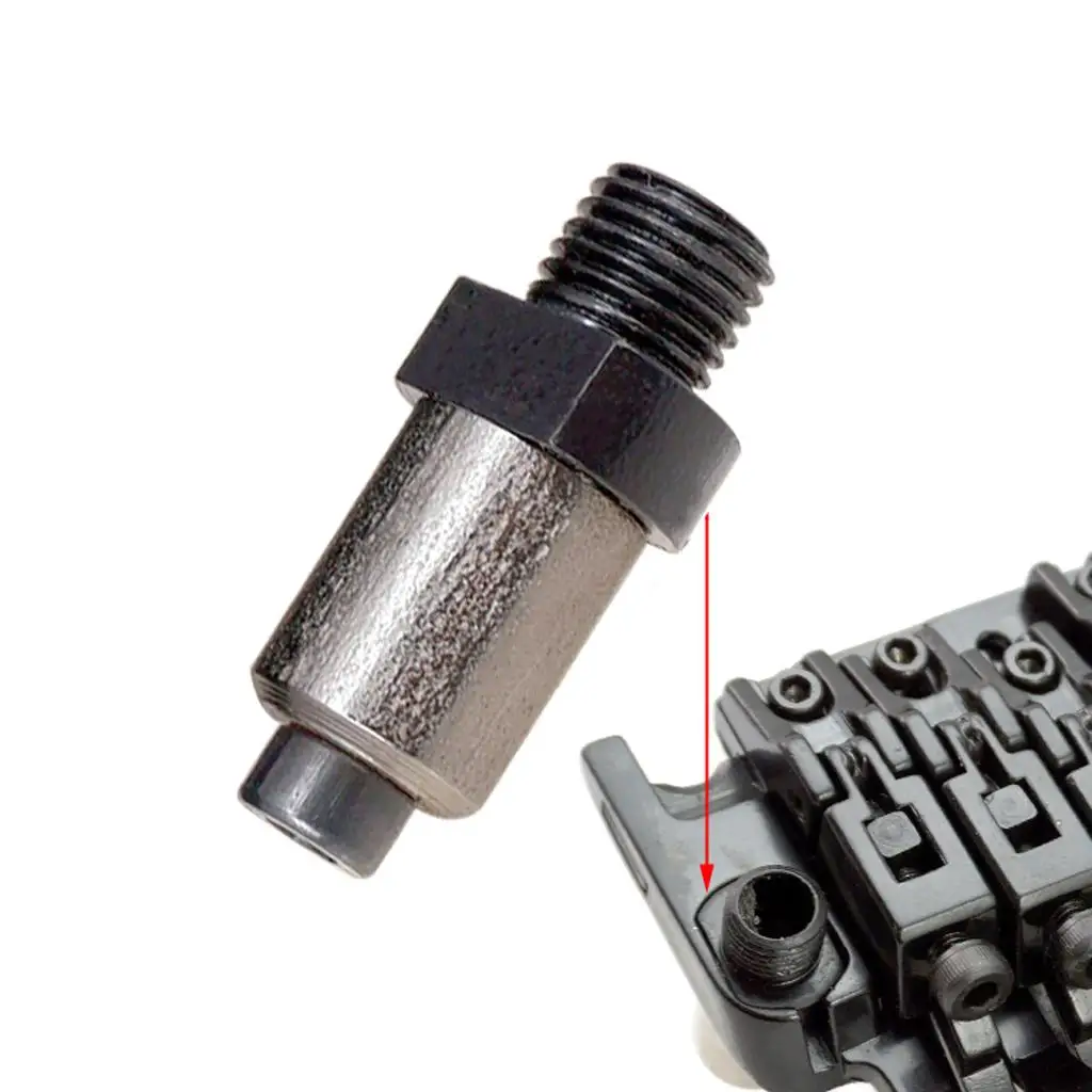 Tremolo Arm Socket Jack Iron Electric Guitar Bridge System Component Double Locking for Strap Buttons Guitar