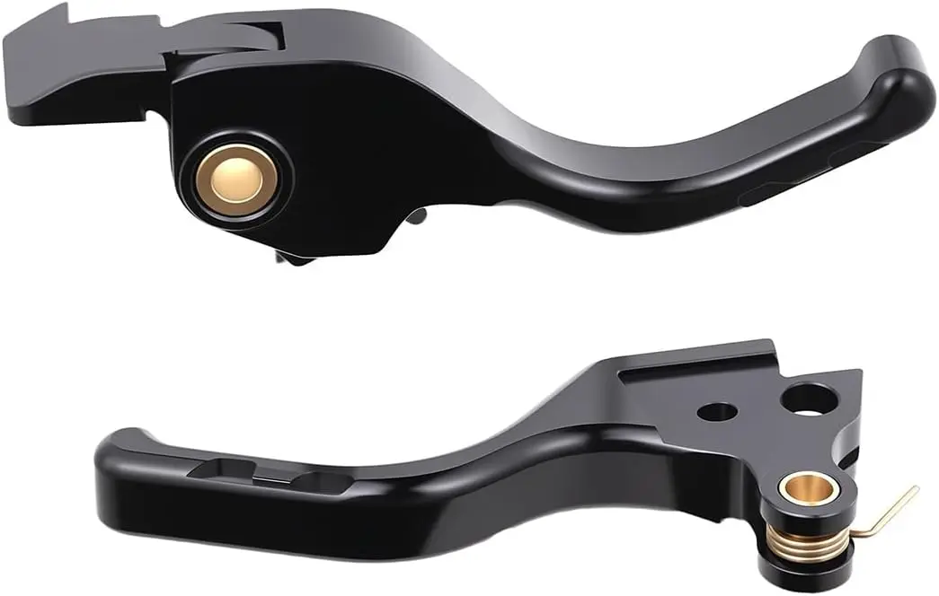 

Motorcyle Adjustable Short Brake Clutch Lever Compatible with for Harley Touring Street Road Glide 2024-2025 (Black)