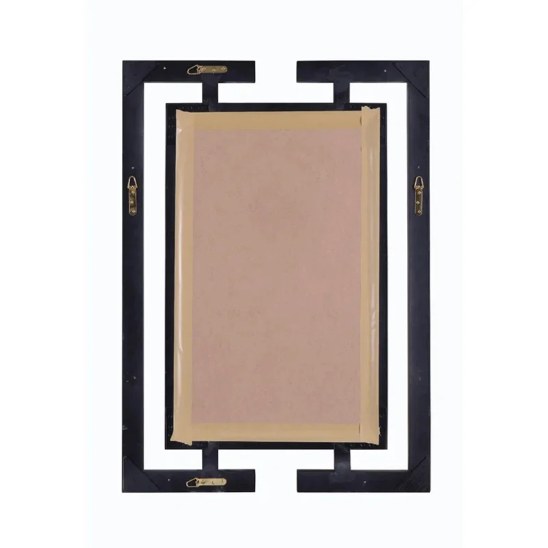 Square Design Gorgeous Accent Wall Mirror Vintage Decor Chic Decor Mirror