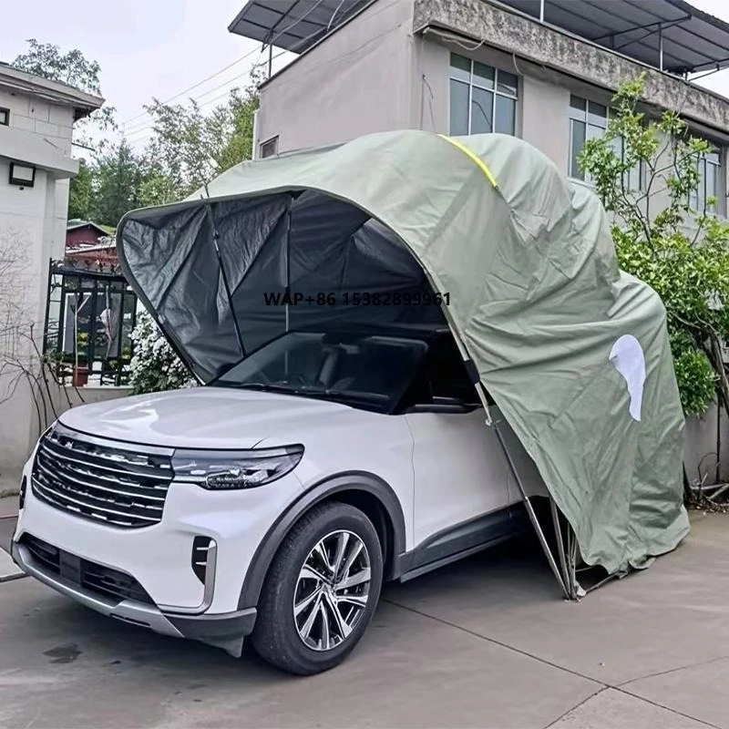 Waterproof Foldable Car Protector Cover Anti-Sunlight Snow Hail Outdoor Car Cover Garage Protection for Cars