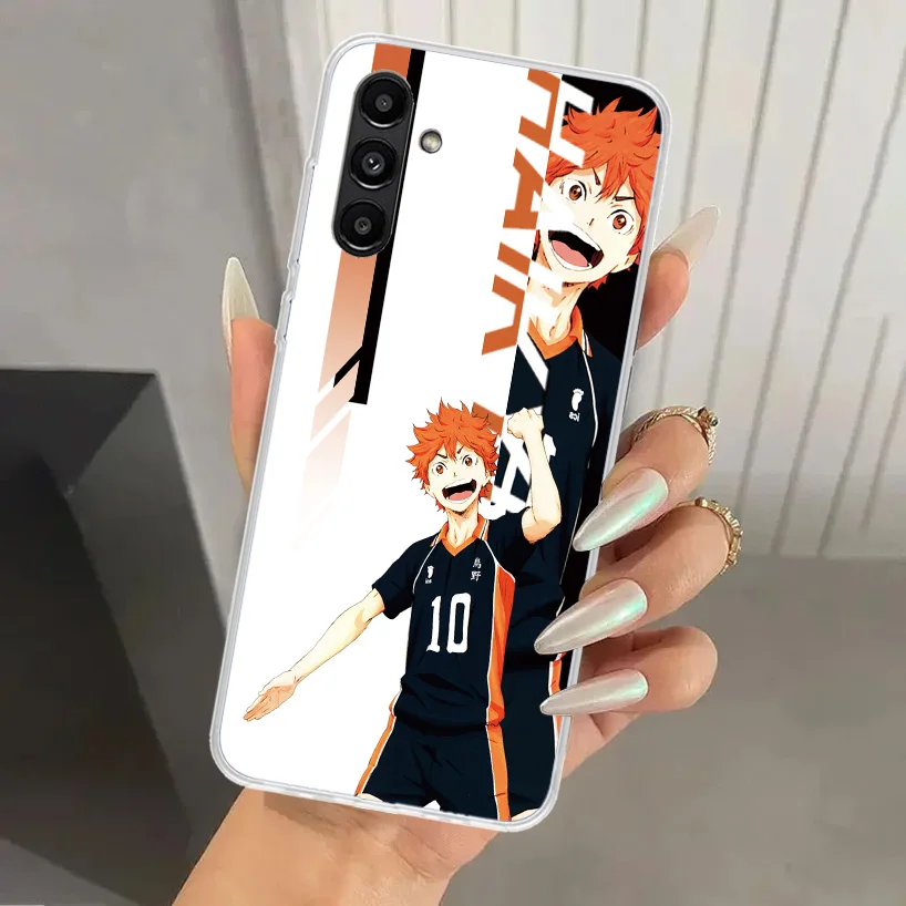 Anime Haikyuu Oya School Volleyball Phone Case for Samsung Galaxy A15 A25 A35 A55 A14 A24 A34 A13 A53 A12 A52S A23 A33 A24 A34 A