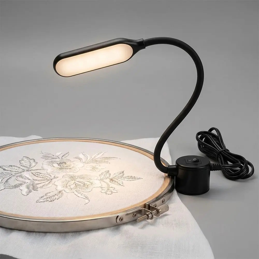 High Brightness Led Sewing Machine Light Flexible Gooseneck Work Lights Desk Light Energy Saved Magnetic Base Workbench Light