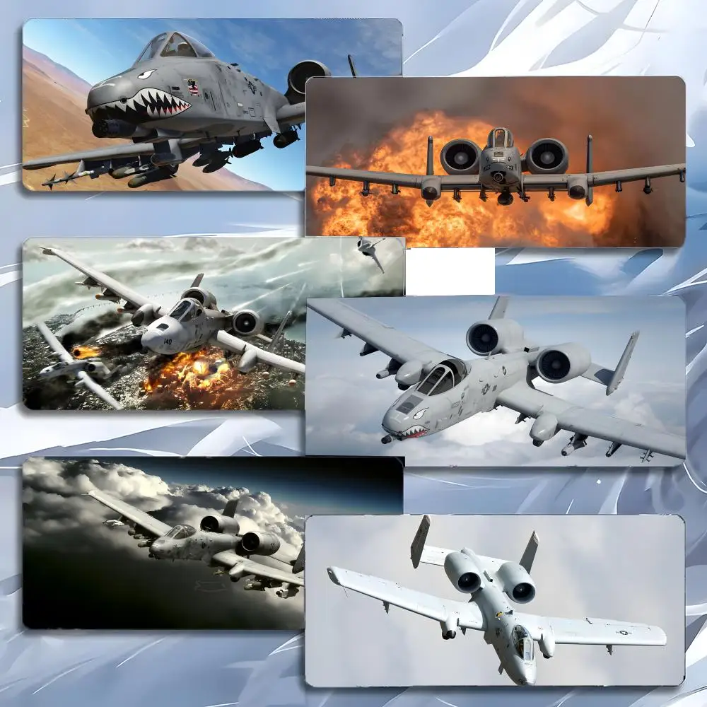 

military aircraft fierce A-A10 Thunderbolt II Mouse Pad Mousepad Large Gaming LockEdge Thickened PC Table Desk Mat