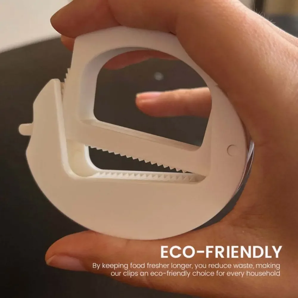 

Large Opening Safety Clip Toothed Design Moisture-proof Protecting Clip Kitchen Food Sealing Clip Non-slip Teeth Chip Bag Clips