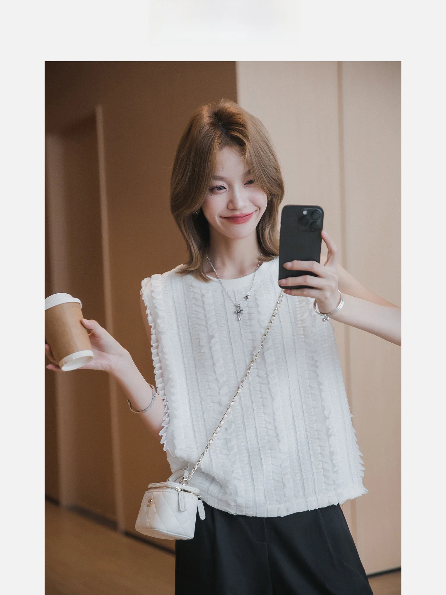 

Sweet Ice Sugar Lace irt Women's Summer Top Svel Straight Cut Slimming ort Length Polyester Fiber Commute Sle