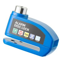 Motorcycle Wheel Disc Brake Security Alarm Lock Protection Bicycle Locks Waterproof Loud Warning for E-Bike Bicycle Scoo