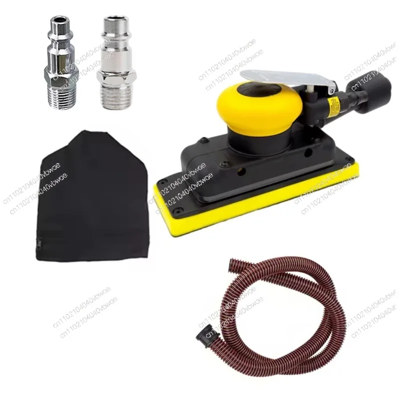 Rectangle Pneumatic Dry Mill 70 * 198 Car Grinding, Vacuuming and Polishing Machine with European/American Connector
