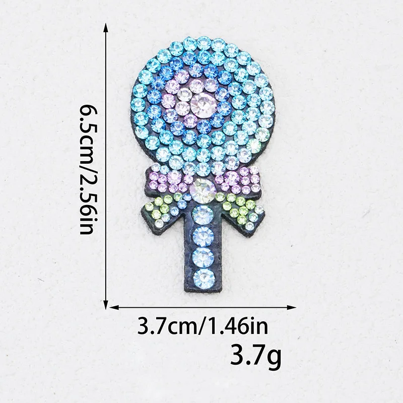 Patches Rhinestone Applique Sewing Decorative Badges Cute DIY For Clothing Jacket Backpack BX157