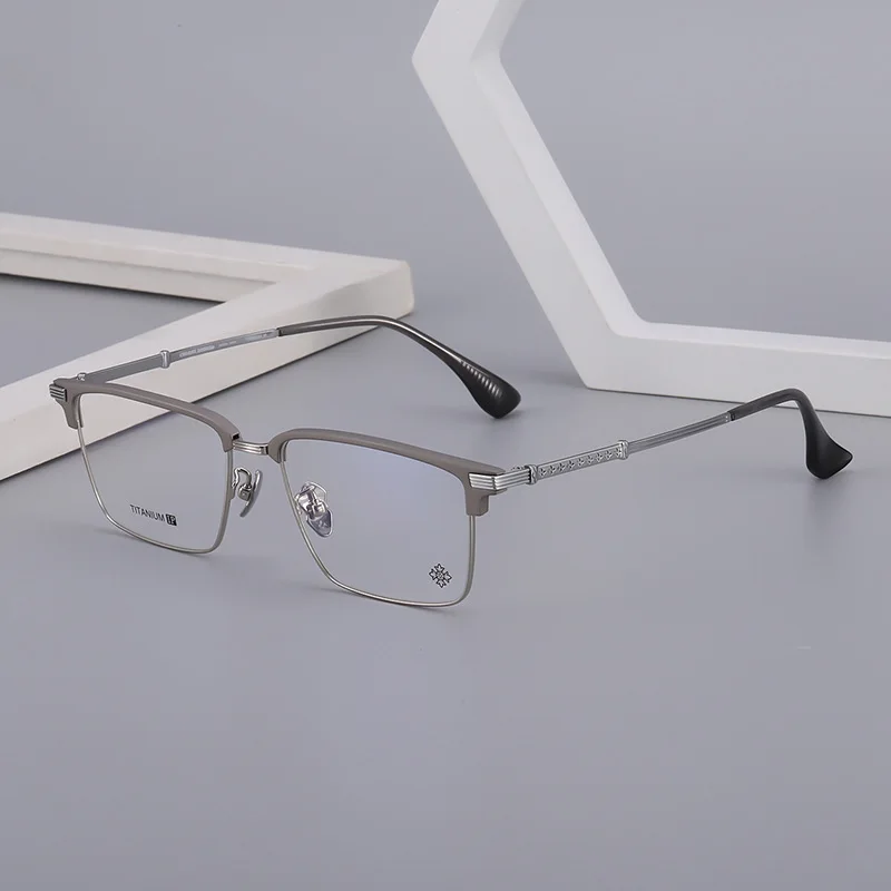 

New Fashion Europe and the United States glasses frame handsome pure titanium fashion glasses for men and women full frame 5405