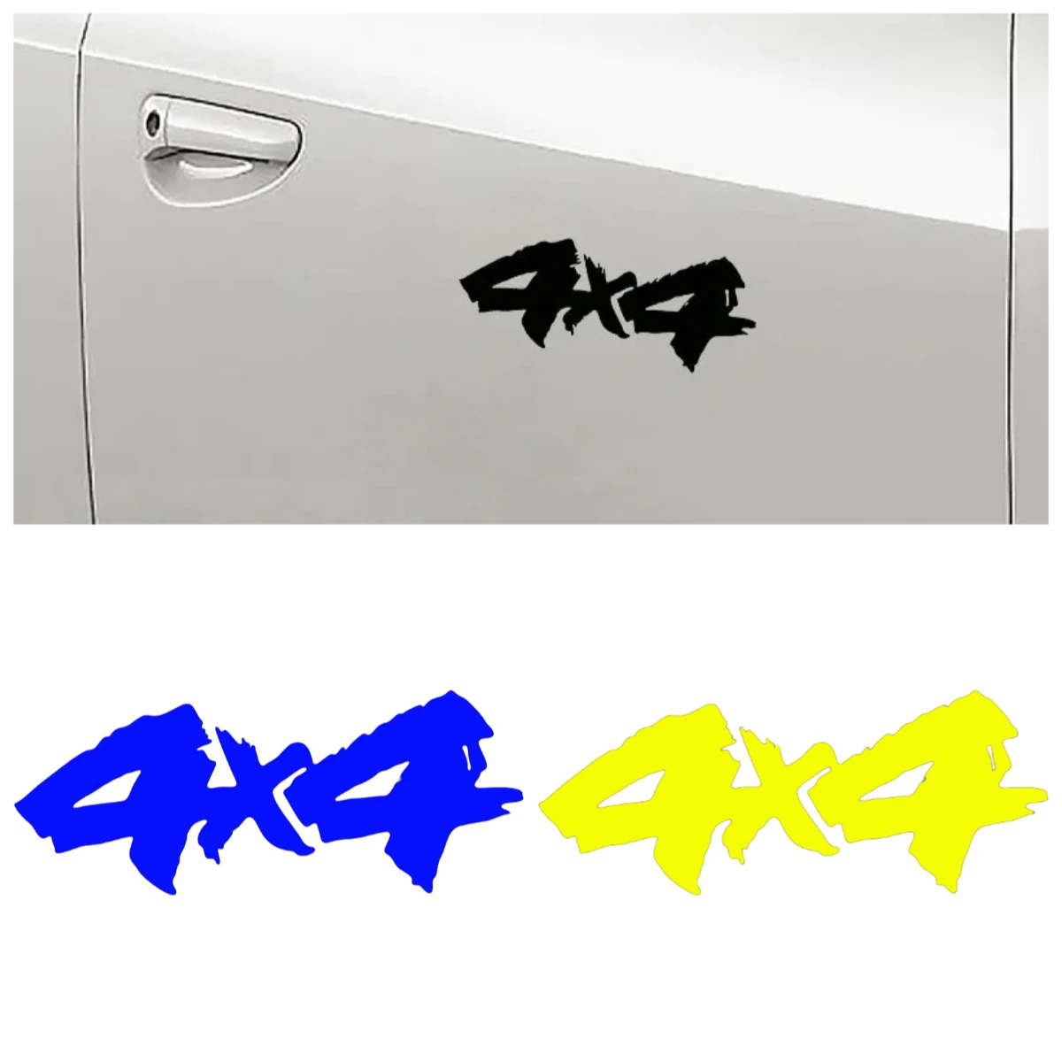 

4X4 Interesting Styling Car Sticker Automobiles Motorcycles Exterior Accessories Decal for Lada Bmw Audi Jeep VW