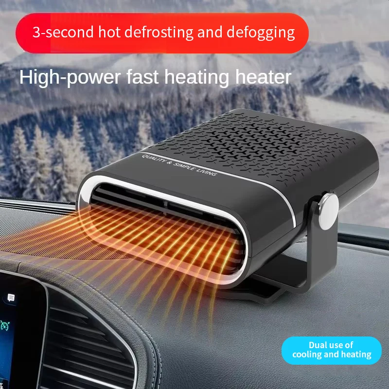 

Car heater 12V 24V portable electric defroster usb 150W fan exhaust Heating Fans Dual use of cooling and heating