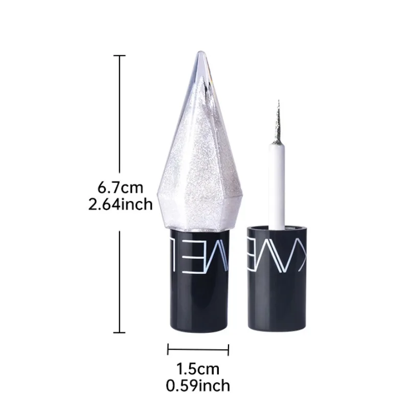 5 Colors Glitter Liquid Eyeliner - Long-Lasting, Smudge-Proof, Fast-Drying- Perfect for Music Festivals, Parties, Everyday Use