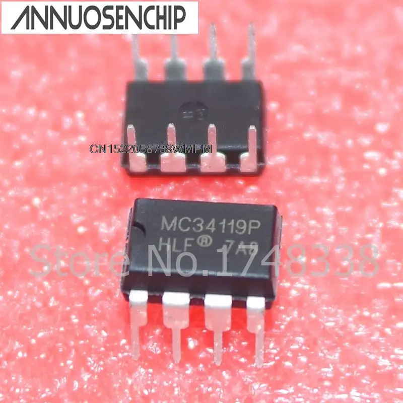 10PCS New and Original  MC34119 DIP-8 Low Power Audio Amplifier MC34119P