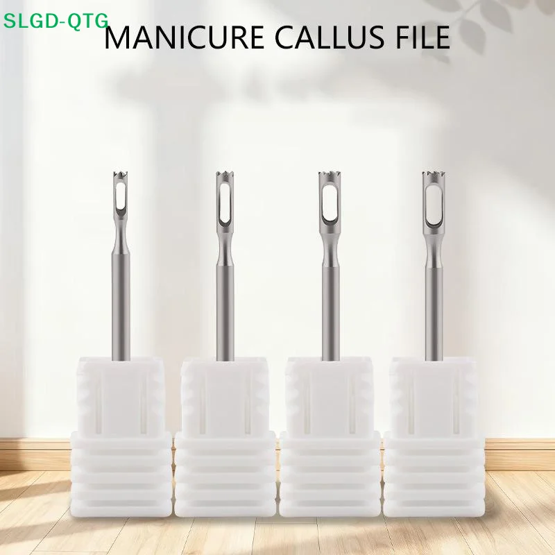 NEW Tungsten Steel Pedicure Drill Bit Clavus Corn Remover  Cuticle Cutter For Pedicure Drill Rotary Burr Bit Foot Care Tools