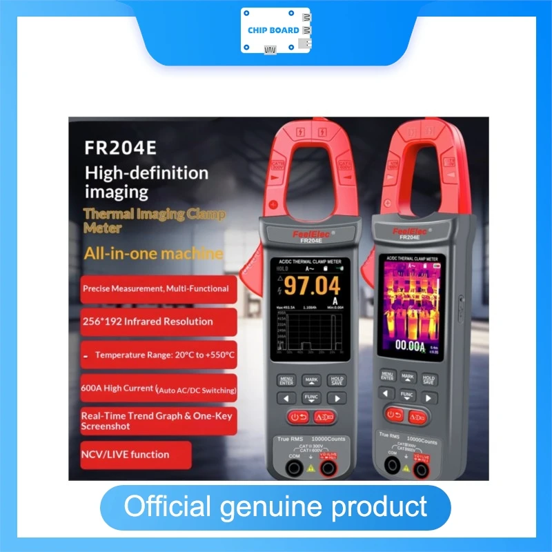 Feelelec FR204E Thermal Imaging Clamp Multimeter Infrared Temperature Tester Circuit Measurement Repair Tool