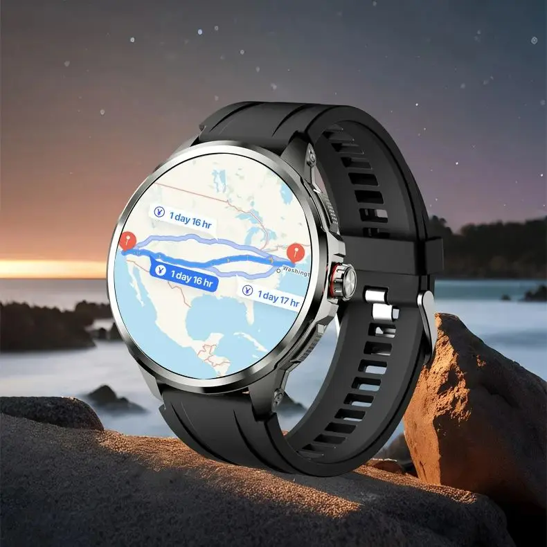H99 Smart Watch 1.95" AMOLED Smartwatch: 4G LTE/190° Rotating Camera/Android OS, IP68 GPS Tracker for Men & Women Global Version
