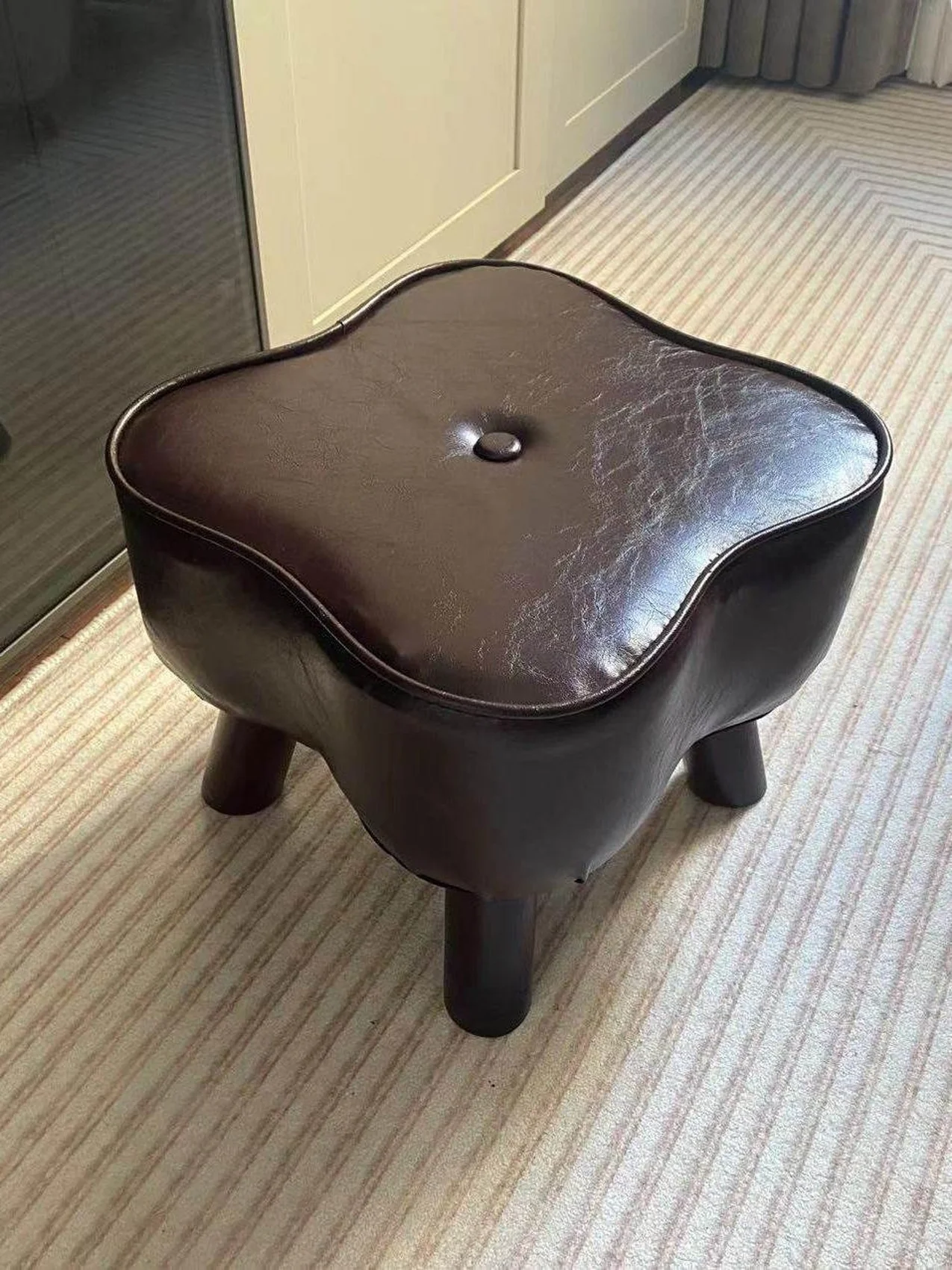 creative-wooden-stool-soft-padded-low-stool-home-sofa-board-stool-living-room-children's-shoe-replacement-simple-rectangular