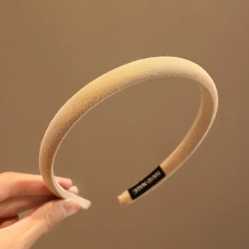 Colorful Matte Headdress Simple Basic Face-Washing Headband Temperament Hoop Wide Hairband Hair Bundle Kids Hair Accessories