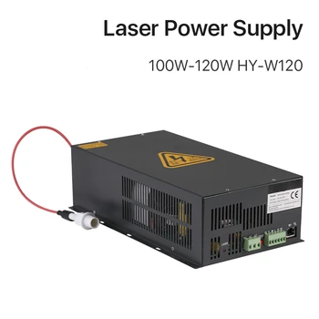 100-120W CO2 laser power supply HY-W120 T/W series for CO2 laser engraving cutting machine