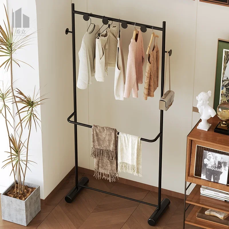 Stylish Hanging Clothes Racks Shop Interior Standing Movel Clothing Rack Living Room Nordic Colgadores De Ropa Room Furniture