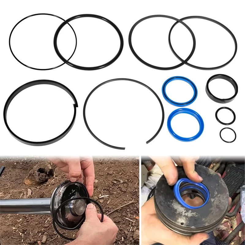 Replace for Hydraulic Log Splitter Cylinder Rebuild Seal Kit Suitable for 5.0