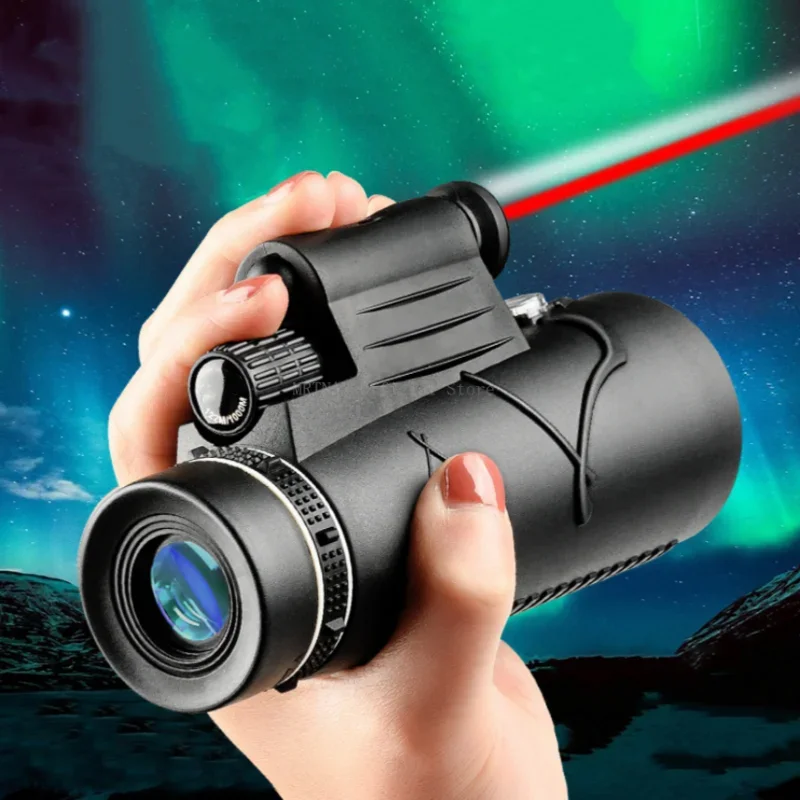 50x60 HD Zoom Powerful Monocular Telescope Bak4 Portable Binoculars Long Range Telescope Hunting Camping Hunting