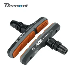 Deemount Dual Compound Mountain Pads for Linear Pull Brakes With Anti-lock Brake System ABS Threaded Wet Dry Conditions Use