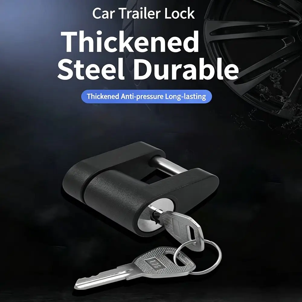 Sturdy Trailer Coupler Lock Durable Lightweight Bicycle Security Lock Compact Wear-Resistant Anti-Theft Cycling Lock