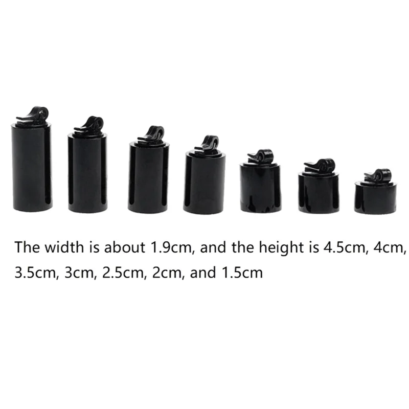 AB15-7Pcs ارتفاع مختلف جولة البنصر مجوهرات عرض موقف حامل التصوير الدعائم عرض المنظم الرف B سهلة Insta
