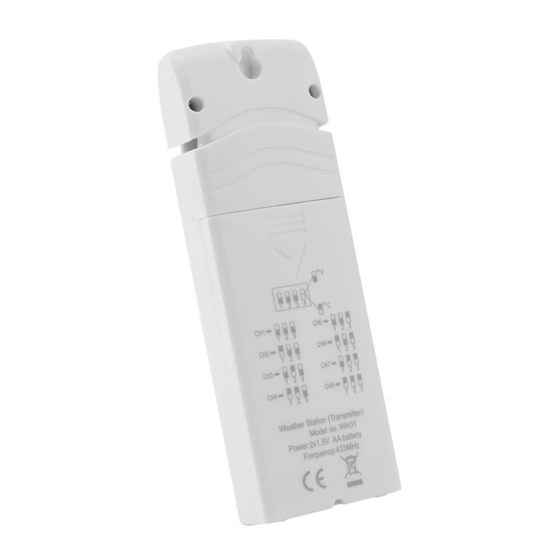 WH31 Multiple Channel Sensor For MISOL Wireless Weather Station, 433Mhz Temperature, Humidity