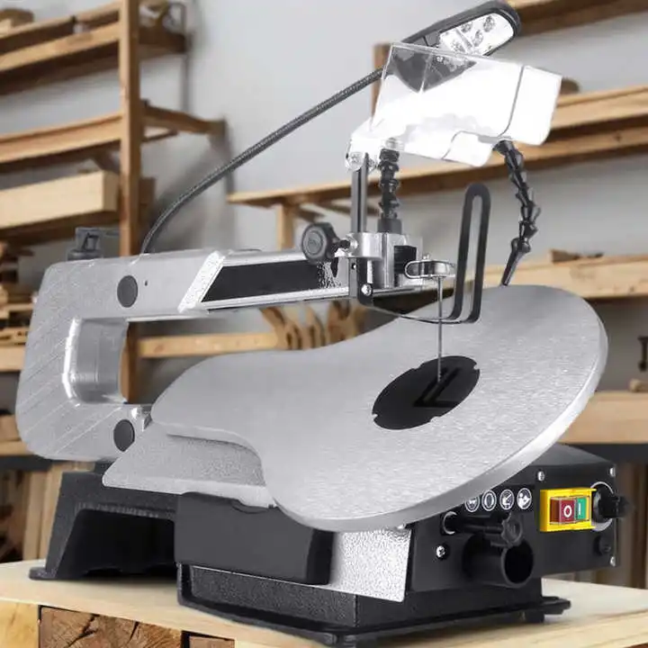 Wood Cutting Industrial Desktop Woodworking Scroll Machine Portable Jig Wire Cutter Table Saw Electric Carving Multifunctional