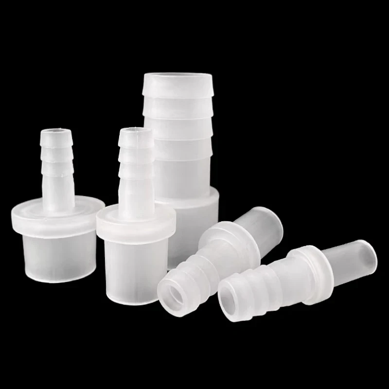 3 ~ 100PCS 9.5 ~ 18mm 플랫 8 10mm 식품 등급 PP 파고다 직접 커넥터 수족관 탱크 공기 펌프 호스 조인트 관개 액세서리