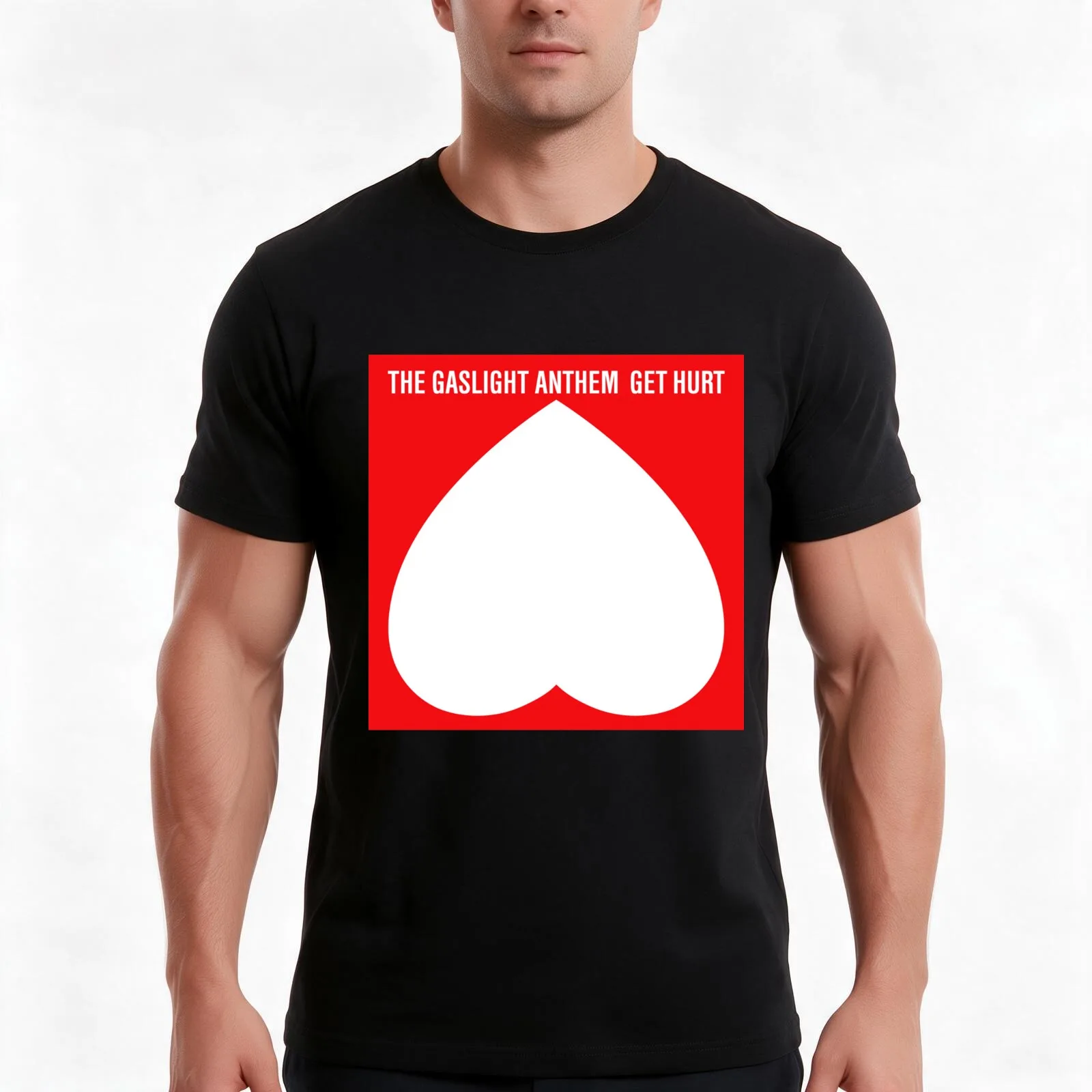 Get The Gaslight Hurt Anthem T-Shirt, Summer Casual Cotton Tee, Oversized Streetwear Tops, Vintage Graphic Print, 100% Cotton