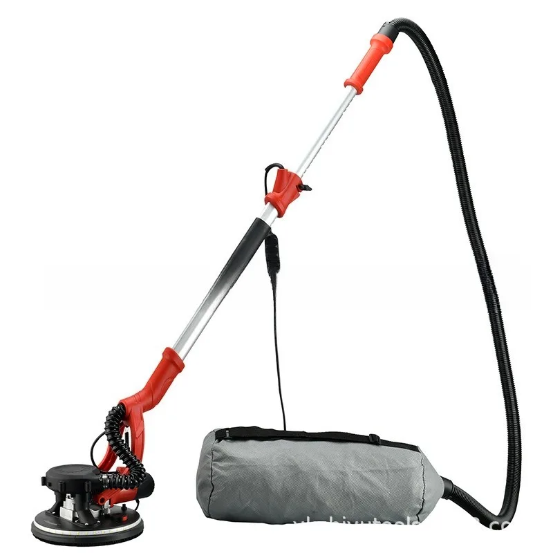 Self-priming Long Pole Wall Wall Sander Polishing Sandpaper Machine Wall Dust-free Putty Machine with Double Light