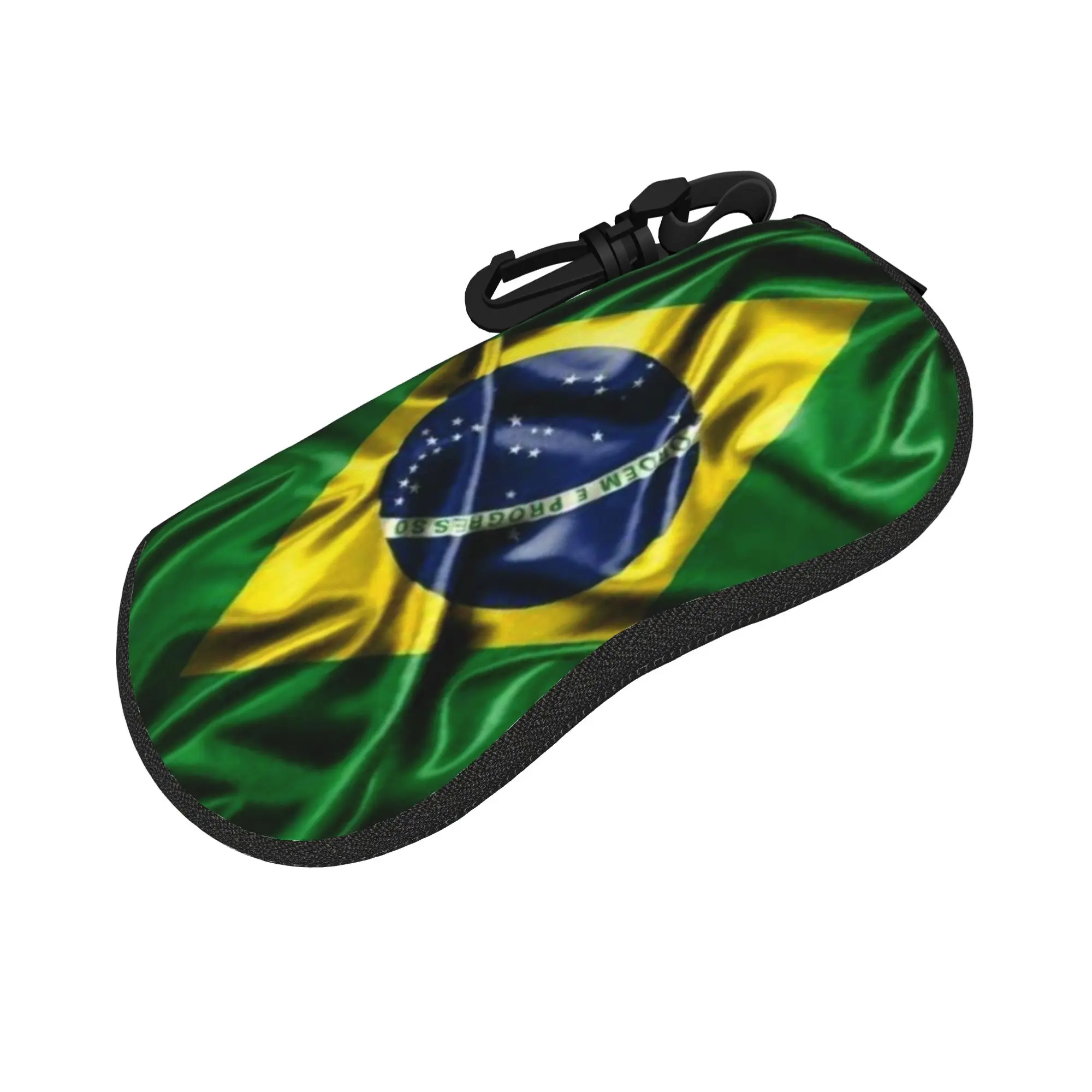 Harajuku brasil flag Glasses Case Portable Box  Glasses Protector Cartoon Glasses Box