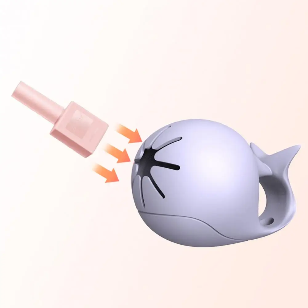 Organizzatore per bottiglie di smalto Porta smalto in silicone indossabile per manicure a prova di fuoriuscite Anello organizzatore portatile per una facile