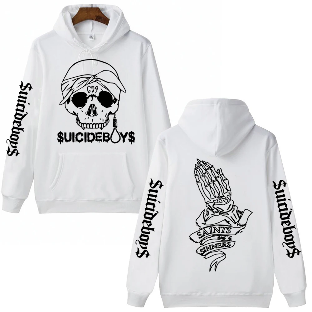 2024 Suicideboys Skeleton Hoodie Man Woman Harajuku Pullover Tops Sweatshirt