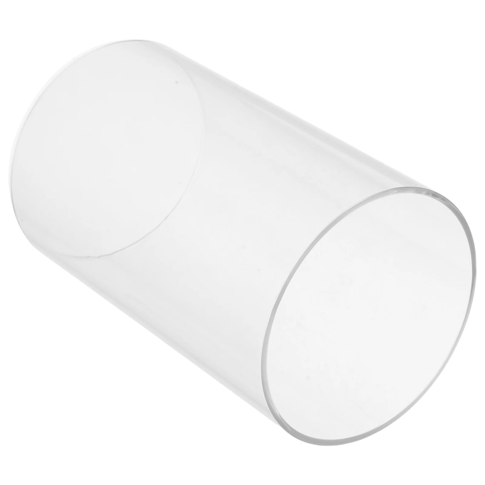 

Clear Glass Hurricane Candleholder Replacement Shade Cylinder Sleeve Transparent Chimney Cover Protector for Party Decor