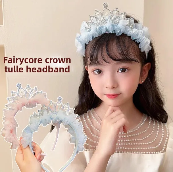 

Детская повязка на голову принцесса супер сказочная корона головной убор для девочек на день рождения фото повязка на голову детская открытка для волос кружевная повязка на голову