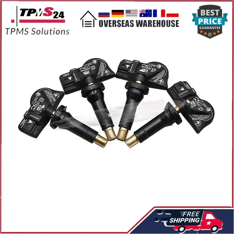 4 قطعة 68339096AB مستشعر ضغط الإطارات 433 ميجا هرتز لسيارة جيب جراند شيروكي 2021-2022 جيب جراند واجونير 2022 جيب رانجلر 2021-2022 #1