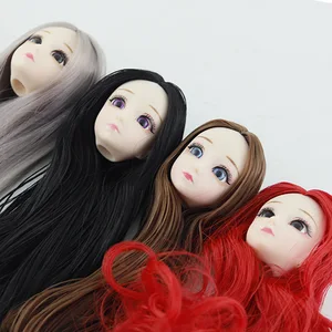 Boneka Fashion 30cm Boneka BJD 1/6 Riasan Tubuh Rambut Wig Panjang Mata 3D Boneka Bayi Perempuan Putri Cantik Mainan DIY untuk Anak Perempuan 10 boneka kolektor barbie penjualan terbaik - №