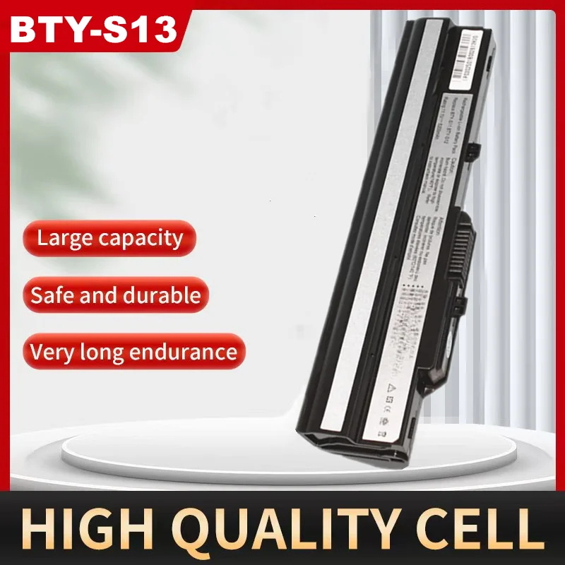 

BTY-S11 BTY-S12 BTY-S13 Laptop Battery For MSI Wind L1350 U100 L1300 L1350D U100X U100W U90X U135DX U270 Wind12 U230 U200 U210