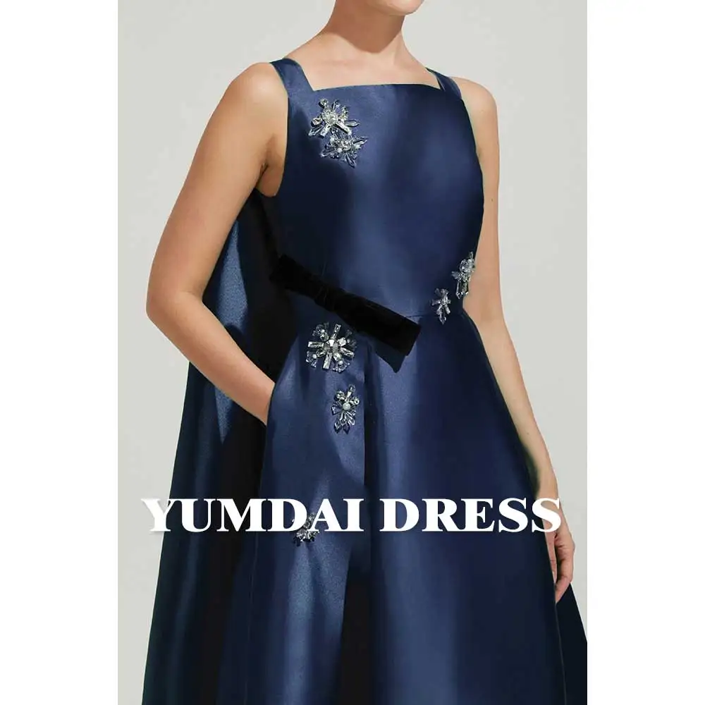 YUMDAI Luxury Dubai Rhinestone Beaded Sling Shawl Blouse Evening Gown 2024 Saudi Arabia Girl Coming Of Age Ceremony A-line Skirt